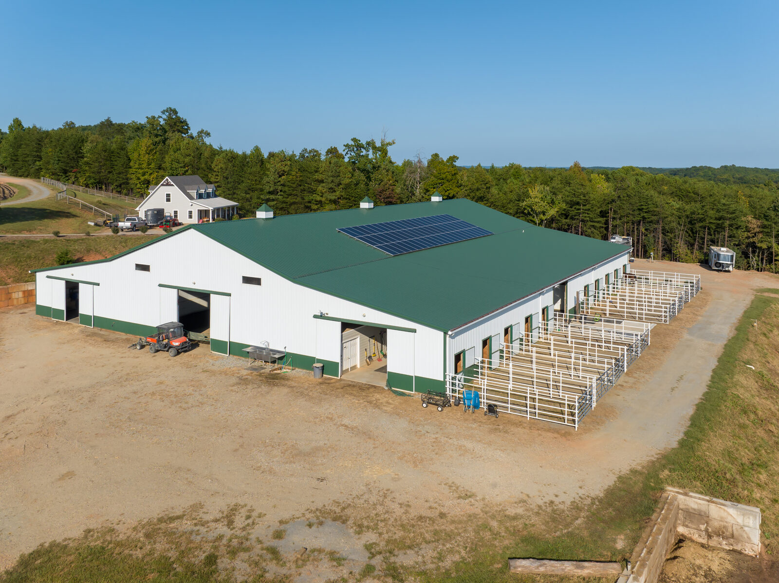 Estate aerial perspective